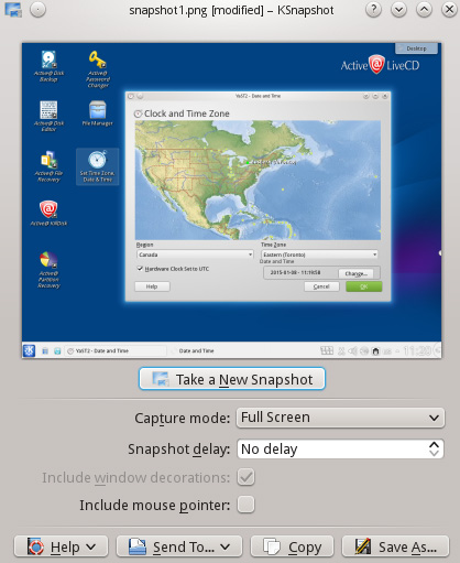 KSnapshot Screen Capture Program