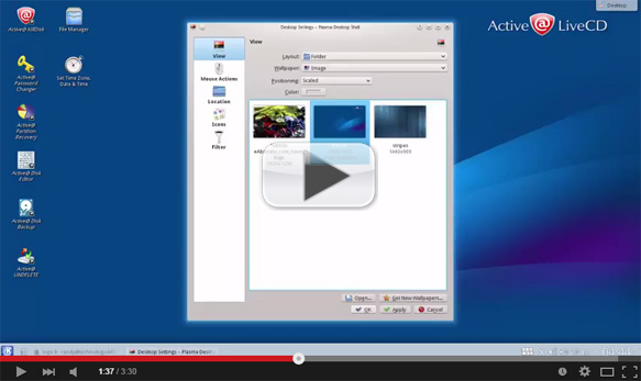 All video guides about Active@ LiveCD software tools...