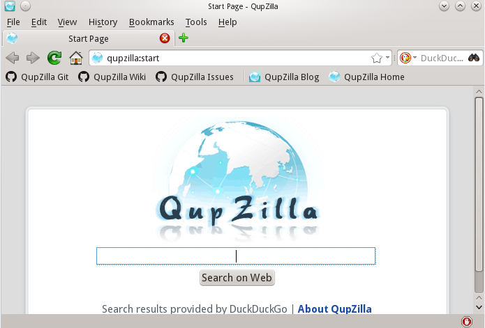 QupZilla web browser