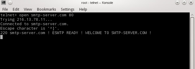 elnet is a simple remote console interface