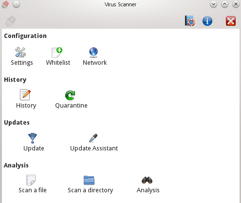 ClamTk Virus Scanner