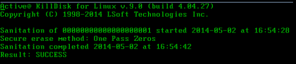 KillDisk for Linux