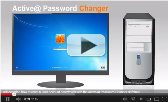 Active@ Password Changer: How to reset Windows password
